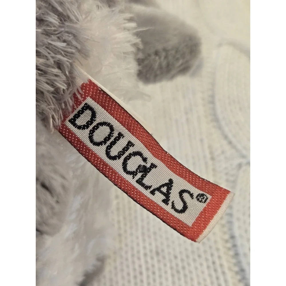 Douglas Cuddle Toys Gray Mouse Plush Stuffed Animal White Belly Long Tail 11" - Picture 5 of 11